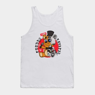 Freddy Fazbear FNAF robot  cute Tank Top